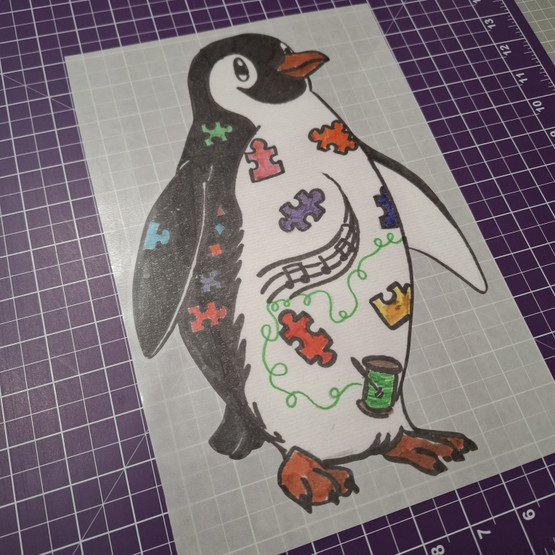 TILAUSTUOTE: Värillinen silityskuva omasta kuvasta