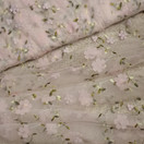 Brodeerattu 3D Kukkatylli, Light Rose