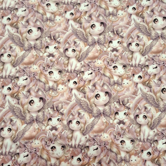 Rainbow Unicorn,ruusukulta, trikoo