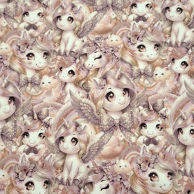 Rainbow Unicorn,ruusukulta, trikoo