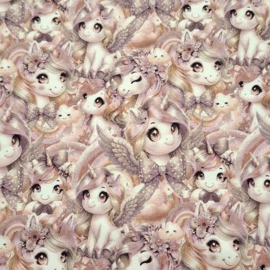 Rainbow Unicorn,ruusukulta, trikoo