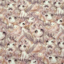 3 METRIN PALA, Rainbow Unicorn, ruusukulta, trikoo