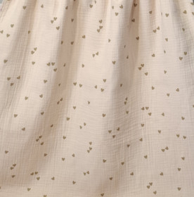 Double Gauze, harsokangas, Pikku sydämet, Sand