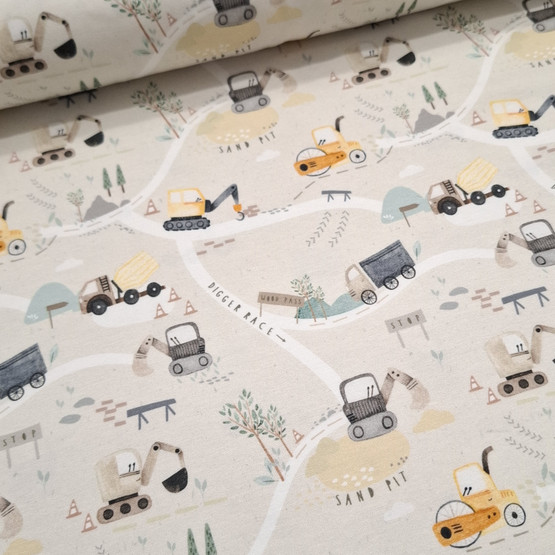 Diggerland, vaalea beige, trikoo