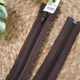 YKK Avovetoketju spiraalihammastus 40 cm, Tummanruskea