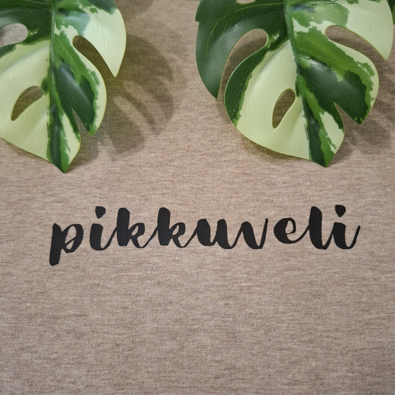 Silitettävä teksti, PIKKUVELI, MUSTA, eri kokoja