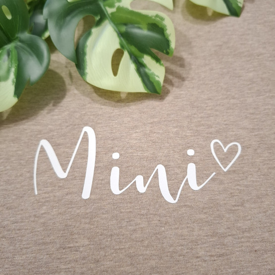 Silitettävä teksti, Mini ♡