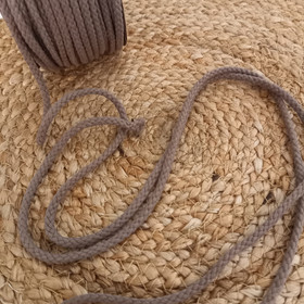 Puuvillanyöri, Taupe 6 mm