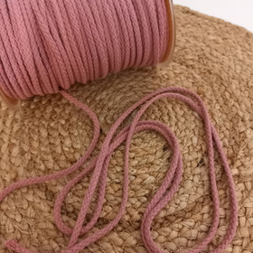 Puuvillanyöri, Vanha roosa 6 mm