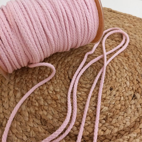 Puuvillanyöri, Vaaleanpunainen 6 mm