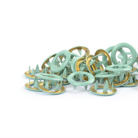 Nepparit 10 kpl / pkt , DUSTY GREEN