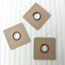 Sirkkarengas keinonahalla, koko 35 mm x 35 mm, BEIGE