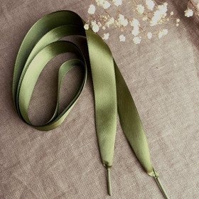 Satiininauha huppariin 110 cm, Oliivi