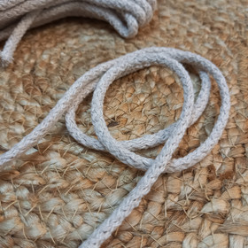 Puuvillanyöri, Vaalea Pellava, 5 mm