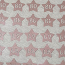 Silitettävä kokomerkki, TÄHTI, ruusukulta, 5 kpl