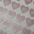 Silitettävä kokomerkki, SYDÄN, Ruusukulta, 5 kpl