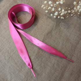 Satiininauha huppariin 110 cm, Fuksia