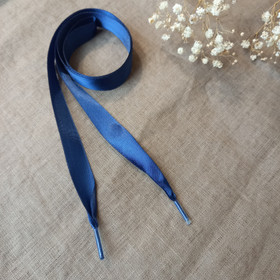 Satiininauha huppariin 110 cm, Tummansininen