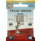 Jersey ompelukoneneula, 80/12, Organ