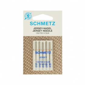 Schmetz Jersey neulalajitelma H SUK, 70-90, 5 kpl paketti