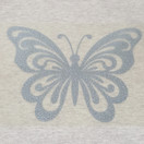 Silityskuva, PERHONEN pieni, Glitter hopea