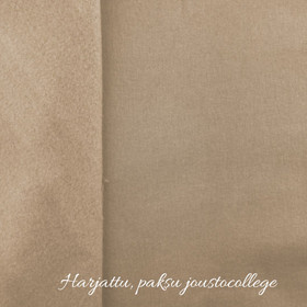 Harjattu joustocollege, Pebble ( beigenharmaa )