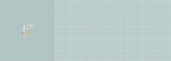 Happy Tools,  trikoopaneeli 50 cm x 150 cm, vedenvihreä