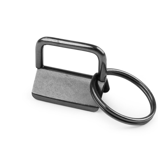 Wristlet avaimenperäaihio 25 mm, Black Nickel