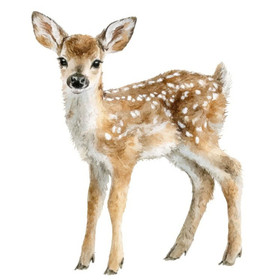 Värillinen silityskuva : Bambi