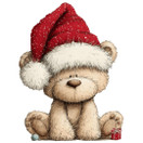 Värillinen silityskuva : Joulunalle