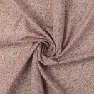 PALA 100 cm, Puuvilla-voile, Pikkukukat, vanha roosa