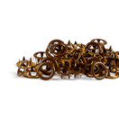 Nepparit 10 kpl / pkt , DARK BROWN