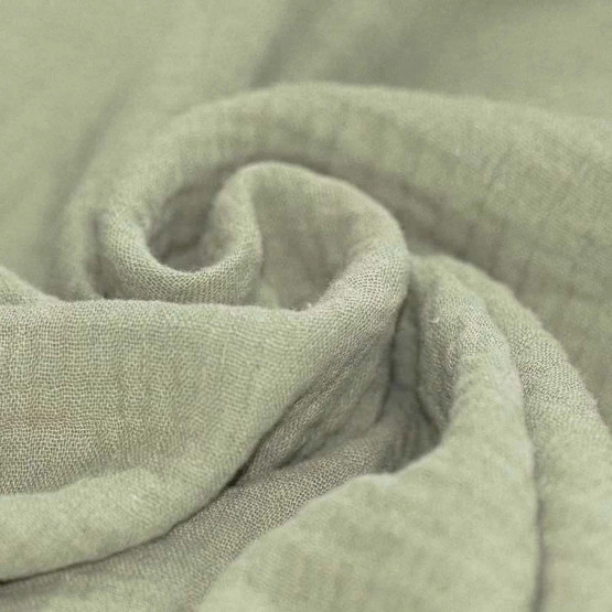 Double Gauze, harsokangas, Dusty Green