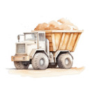 Värillinen silityskuva : Dumpperi