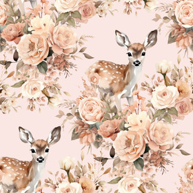 3 METRIN PALA Flower Deer, Light Rose, trikoo