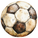 Värillinen silityskuva: Jalkapallo