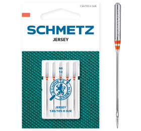 Schmetz Jersey neula 80/12 H SUK,  5 kpl paketti