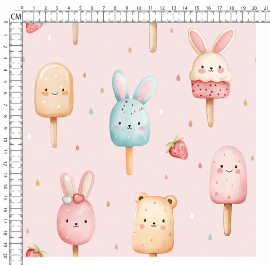 3 METRIN PALA, Jäätelöherkut, trikoo