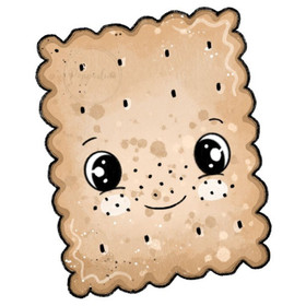 Värillinen silityskuva: Keksi