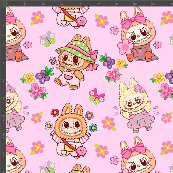 3 METRIN PALA, Labubu Flower, trikoo