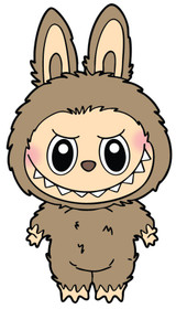 Värillinen silityskuva: Toffee Bubu