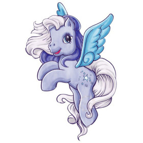 Värillinen silityskuva : Little Pony, Lila, tähti
