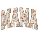 Värillinen silityskuva : MAMA, kukka