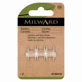 Milward ompelukoneen puola 3 kpl/pkt, ( Janome )