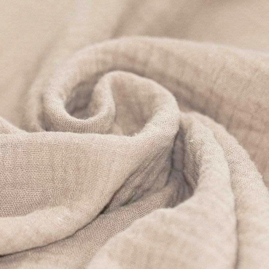 Double Gauze, harsokangas, Light Beige