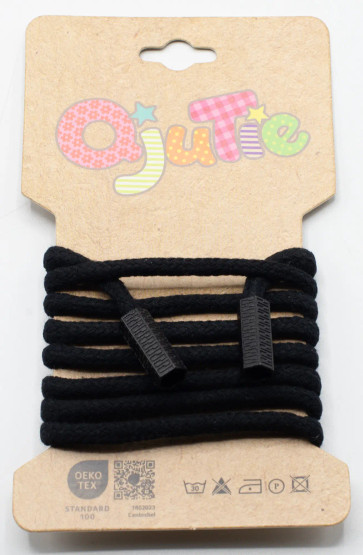 Hupparin nyöri 115 cm, Musta