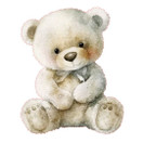 Värillinen silityskuva: Nalle, iso