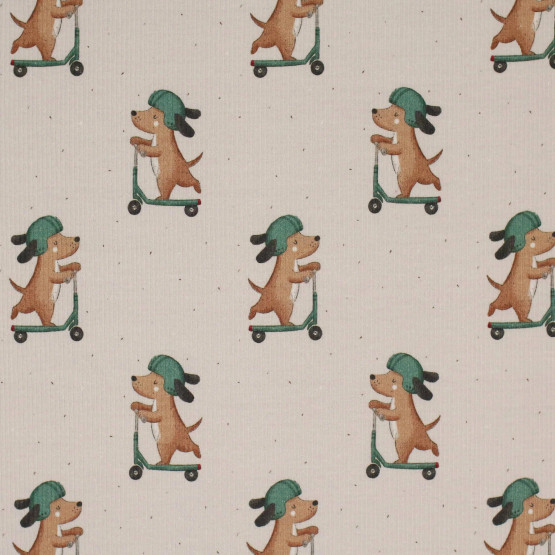 Ribbitrikoo, Dogs on Scooter