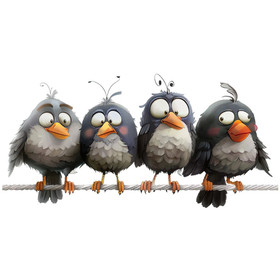 Värillinen silityskuva : Varikset langalla