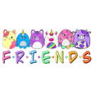 Värillinen silityskuva : Pehmokaveri Ystävykset